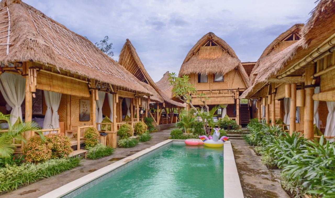 Moon Bamboo Apartman Canggu Kültér fotó